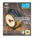 LED Light String with winding reel - WARM WHITE - 1200 MINILED 6+60M LED Light String with winding reel - WARM WHITE - 1200 MINILED 6+60M