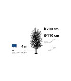 Φωτιζόμενο δέντρο κλαδιών - Tilia - Ζεστό Λευκό/Λευκά Κλαδιά