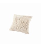 Decorative Cushion - XMAS Furry - White - 45x45cm