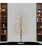 Φωτιζομενο δεντρο κλαδιων - Tiglio - Θερμο Λευκο LED φωτακια Καφε -