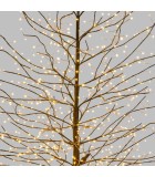 Φωτιζομενο δεντρο κλαδιων - Tiglio - Θερμο Λευκο LED φωτακια Καφε -