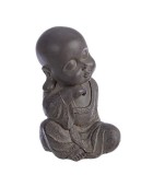 Outdoor Decorative  Buddha - Calm - Grey 20x17.5x30.5cm
