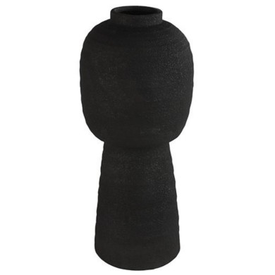 Decorative Vase - Black - 21.5x21.5x50cm