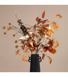 Decorative Vase with Handles - Black - 20x17x44cm
