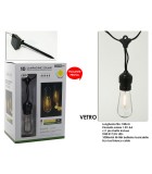 LED Lights String with Bulbs - SOLAR 10LED