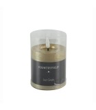 Battery Candle Pillar LED -  Lyon - Gold - 7x7,5xH8cm