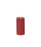 Battery Candle Pillar LED -  Lyon - Red - 7x7,5xH15cm