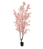Artificial Tree in Pot - Peach Blossom - Pink - H200cm