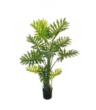 Artificial Plant in Pot  - Philodendron  Selloum - Green - H155cm