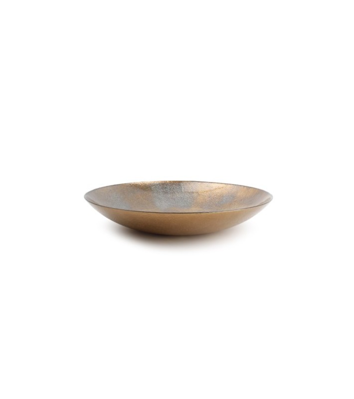 Διακοσμητικό Πιάτο Cosmo - Γυαλί Ορείχαλκος 33x6cm Διακοσμητικό Πιάτο Cosmo - Γυαλί Ορείχαλκος 33x6cm
