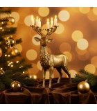 Candle Holder - Brass - 74x36x99CM Candle Holder - Brass - 74x36x99CM
