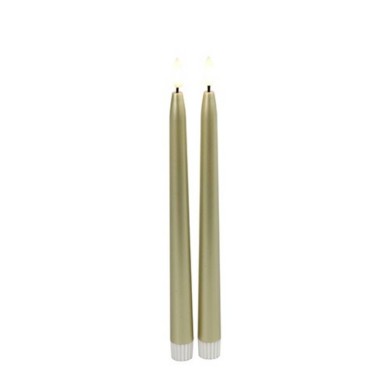 Γοτθικό κερί LED - Χρυσό - Ø2,2CM x 28CM Γοτθικό κερί LED - Χρυσό - Ø2,2CM x 28CM
