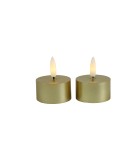 Battery Tealight LED - Lyon - Gold 4x4x5,2cm