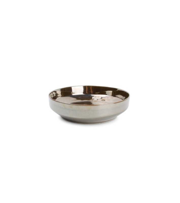 Pasta/Soup Plate Glamm - Brown/Gold 22xH5,5cm Pasta/Soup Plate Glamm - Brown/Gold 22xH5,5cm
