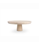 Cake Stand Rural Mango Wood  - Natural - 30X12Cm