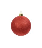 Ornament Ball - Maxi - Glitter Red - D30cm