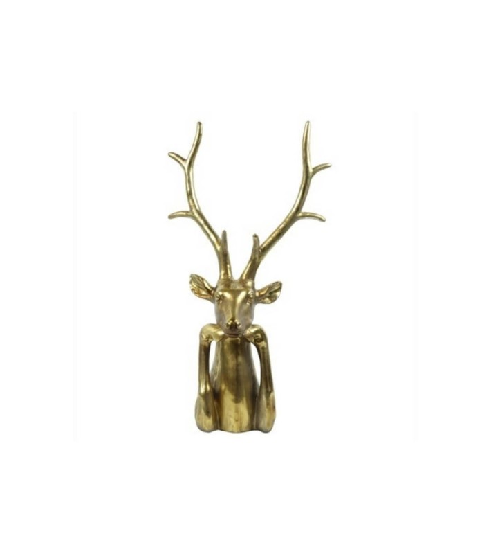 Deer Zen - Gold - 31,5x59x103CM Deer Zen - Gold - 31,5x59x103CM