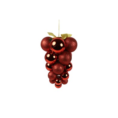 Hanging Decoration - Vinella - Red - 20x20x29cm Outdoor Christmas Ornaments