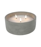 Battery Candle LED -  Patio - Grey - 20x20xH9cm