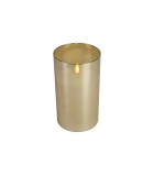 Battery Candle LED -  Lyon - Gold - 10x10xH17,5cm