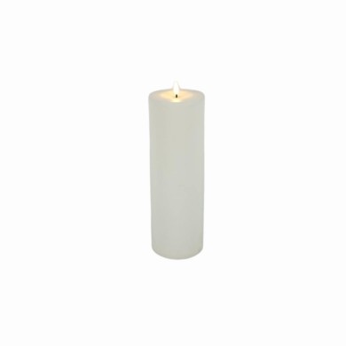 Battery Candle Pillar LED -  Patio - White - 10x10xH32,5m