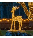 Reindeer - Rose Gold - 2400 MicroLED - H200cm Reindeer - Rose Gold - 2400 MicroLED - H200cm