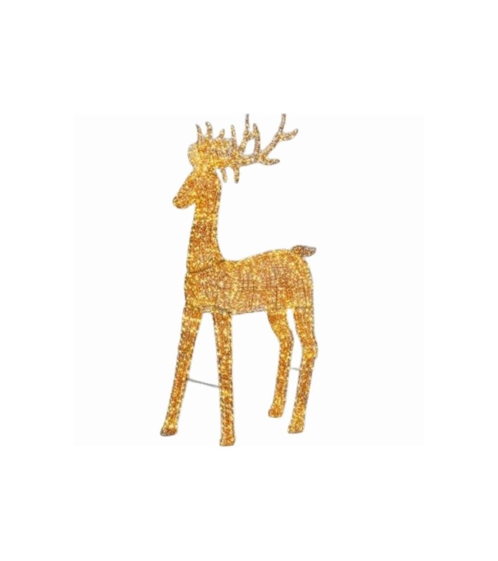 Reindeer - Rose Gold - 2400 MicroLED - H200cm Reindeer - Rose Gold - 2400 MicroLED - H200cm