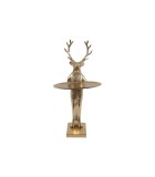 Tray Deer man Zev - Gold - 20x26x51CM Tray Deer man Zev - Gold - 20x26x51CM