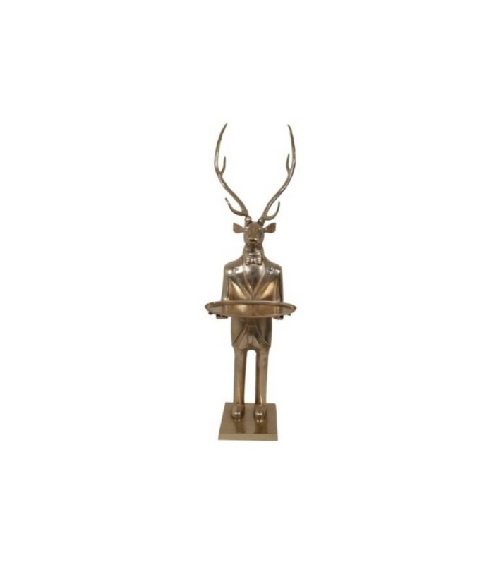 Tray Deer man - Gold - 60x65x212CM Tray Deer man - Gold - 60x65x212CM
