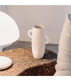 DECORATIVE VASE BULLET - WHITE - 11x30CM DECORATIVE VASE BULLET - WHITE - 11x30CM