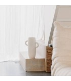DECORATIVE VASE BULLET - WHITE - 11x30CM DECORATIVE VASE BULLET - WHITE - 11x30CM