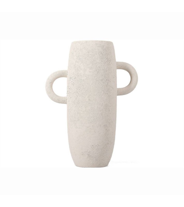 DECORATIVE VASE BULLET - WHITE - 11x30CM DECORATIVE VASE BULLET - WHITE - 11x30CM