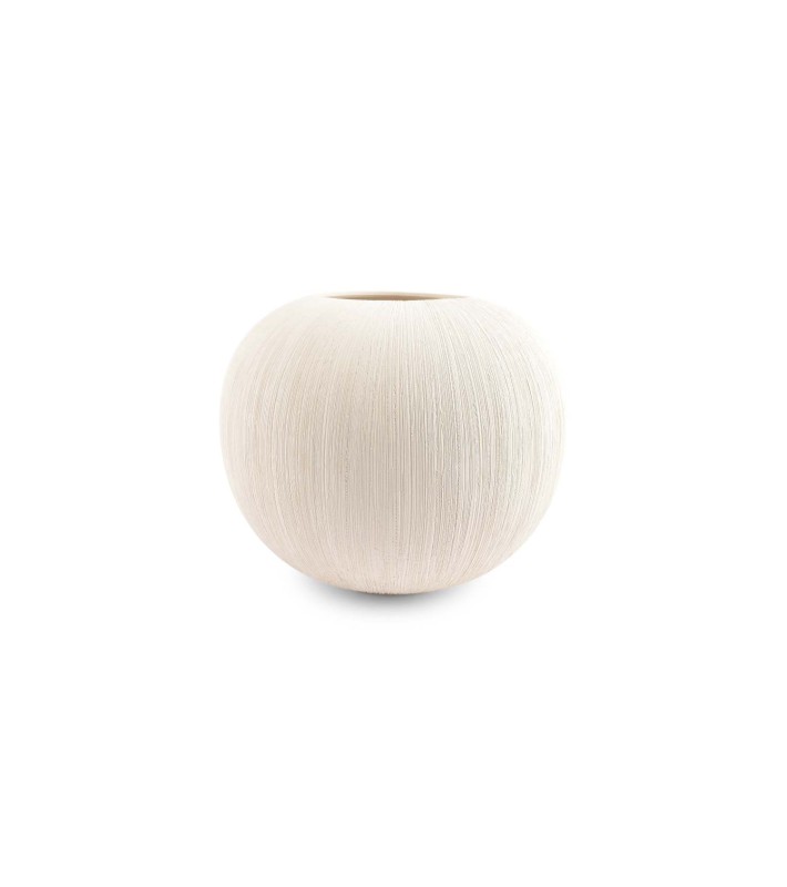 Διακοσμητικό Βάζο - Vico - Beige - 28xH23cm Διακοσμητικό Βάζο - Vico - Beige - 28xH23cm