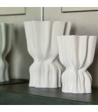 ΔΙΑΚΟΣΜΗΤΙΚΟ ΒΑΖΟ VEA - ΝΤΡΑΠΕ ΛΕΥΚΟ - 22x17,5x29ΕΚ