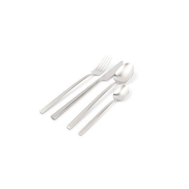 Cutlery Set - Terno - Maatt Silver - 16pcs