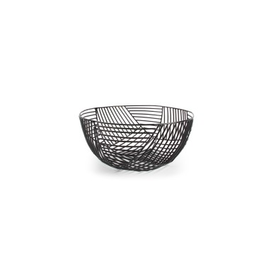 Wire Basket Tero - Black 25x11cm