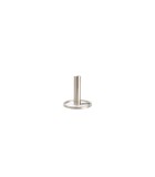 Candle Holder Pillar - Metal Silver 10x10m Candle Holder Pillar - Metal Silver 10x10m