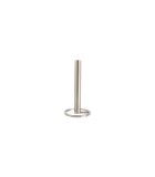 Candle Holder Pillar -  Metal Silver 10x20m