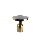 Side Table Ovo - Gold 49x51cm
