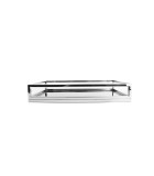 Decorative Tray - Digna - Silver - 39.5x24.5xH7cm Decorative Tray - Digna - Silver - 39.5x24.5xH7cm