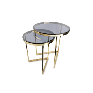Side Table Set Rama - Gold  (2pcs)