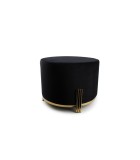 Pouffe Misa - Velvet Black 55x40cm
