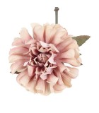 Artificial Dahlia Flower - Pink - 13x13x57cm