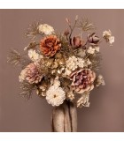 Artificial Dahlia Flower - Pink - 13x13x57cm