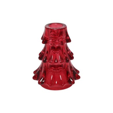 Candle Holder - X-mas tree - Umina - Red - Η25cm