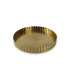 Διακοσμητικό Δοχείο - Servo - Χρυσό με ρίγες - 46xΥ5cm Διακοσμητικό Δοχείο - Servo - Χρυσό με ρίγες - 46xΥ5cm