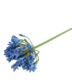 Artificial Agapanthus Flower - Blue - 8x11x70cm