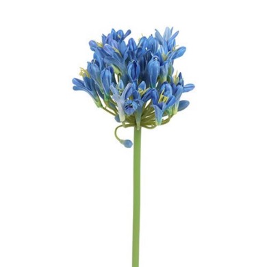 Artificial Agapanthus Flower - Blue - 8x11x70cm