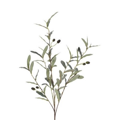 Decorative Olive Branch - Green - 9x20x105cm