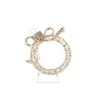 Pre - lit 3D Wreath - Galax – Gold – 200LED - H100cm